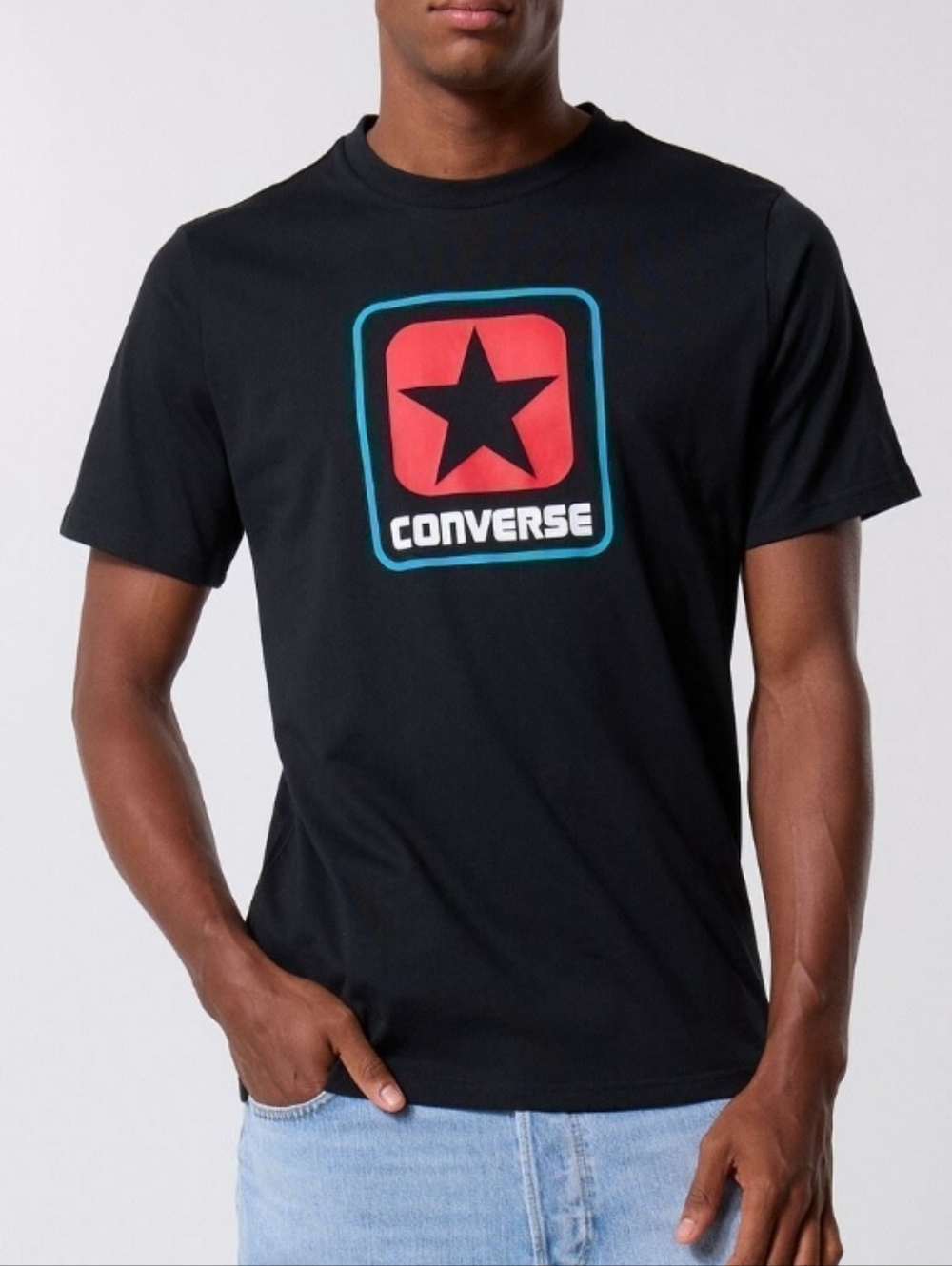 Converse Box Logo S/S Crewneck T-Shirt